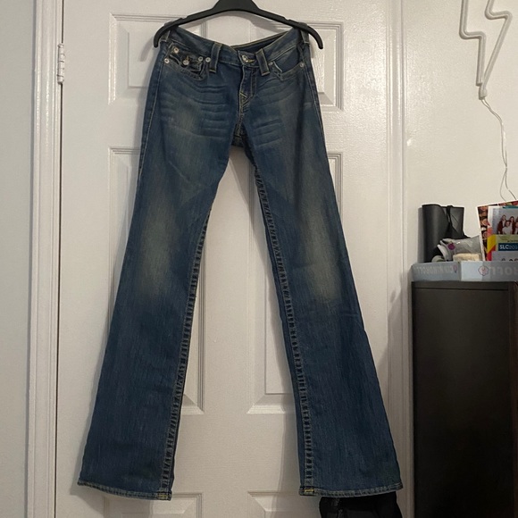 True Religion Blue Bootcut Jeans - Picture 2 of 6